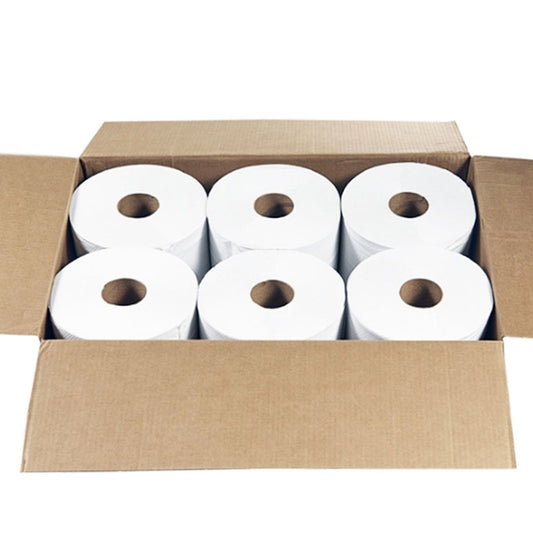 Center-Pull Hand Towels 2-ply 500 feet per roll 6 rolls per case.