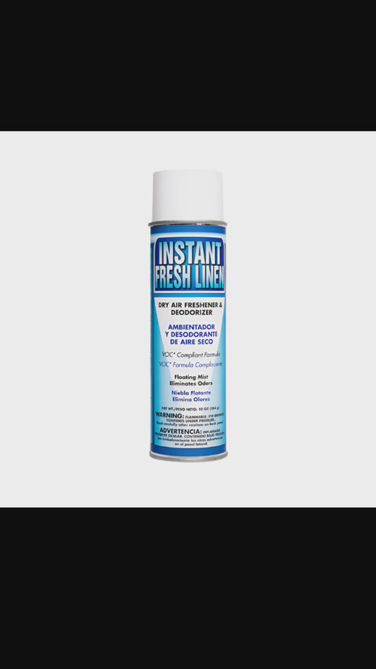 INSTANT FRESH LINEN Dry Air Freshener and Odor Deodorizer