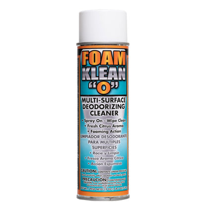 FOAM KLEAN O multi-surface cleaner and a deodorizer