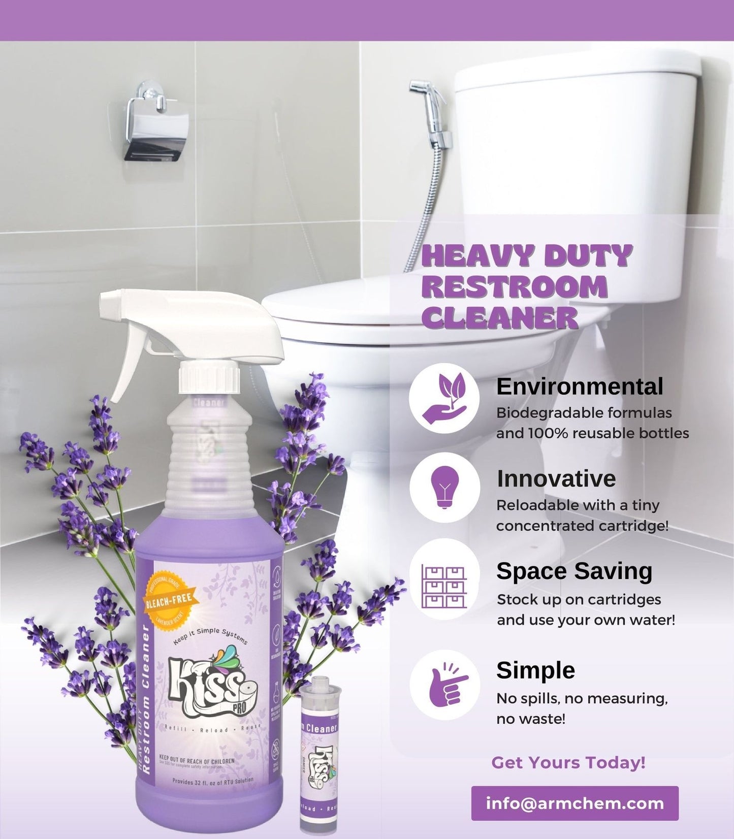 Kiss Pro Heavy-Duty Restroom Cleaner