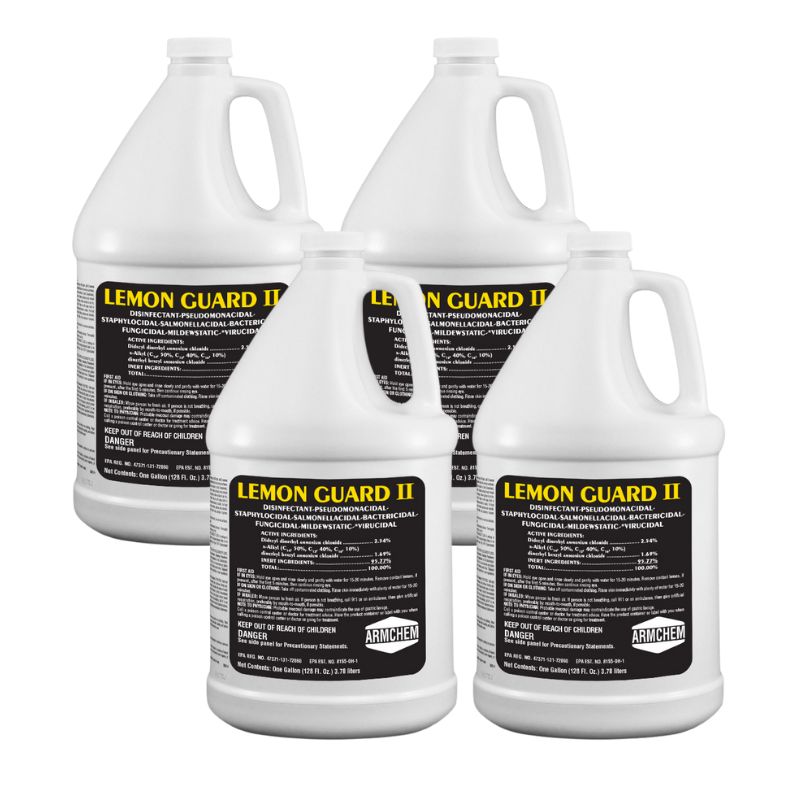 LEMON GUARD Disinfectant Cleaner (Case of 4)