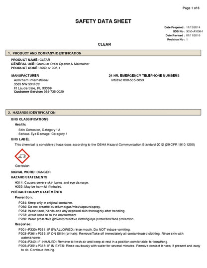 Clear: The Ultimate Drain Maintainer