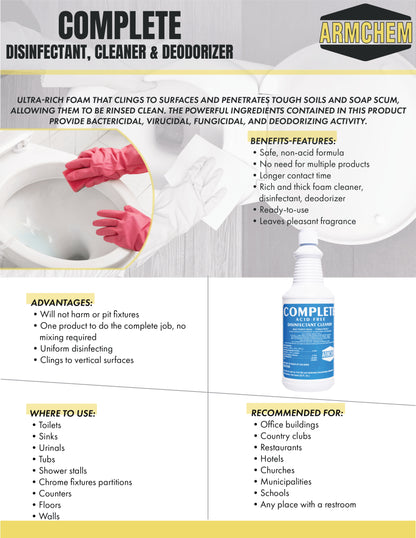 Complete Disinfectant, Cleaner & Deodorizer_Tech_Sheet_page-0001