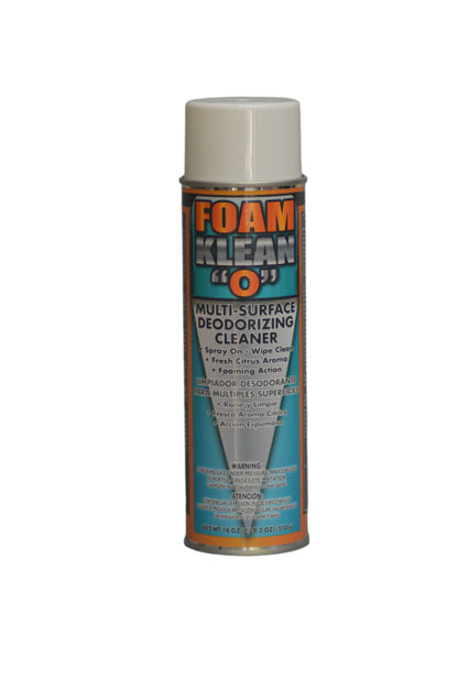 FOAM KLEAN O multi-surface cleaner and a deodorizer