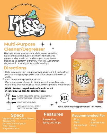 Kiss Pro Multi-Purpose Cleaner & Degreaser