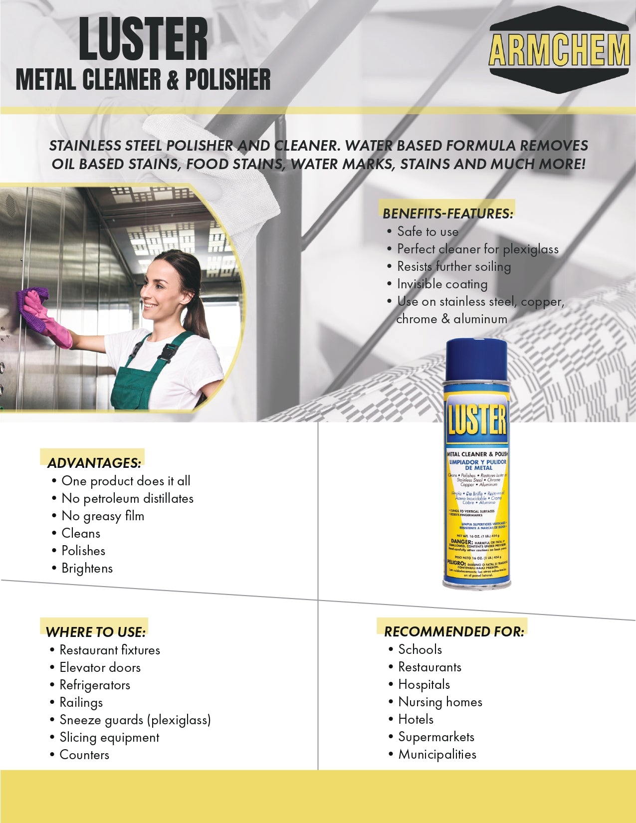 LUSTER Stainless Steel Polish