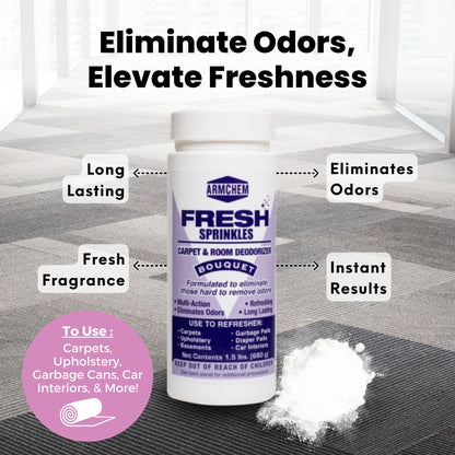 Fresh Sprinkles: Eliminate Odors, Elevate Freshness