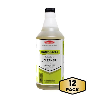 Handi-Way Instant Spray Cleaner - Powerful, Non-Toxic, All-Surface Solution (Case of 12)