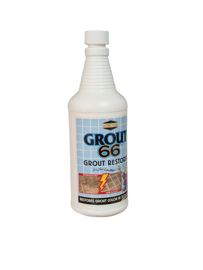 Grout66: Heavy-Duty Grout Cleaner & Restorer - Removes Stains in 30 Seconds.