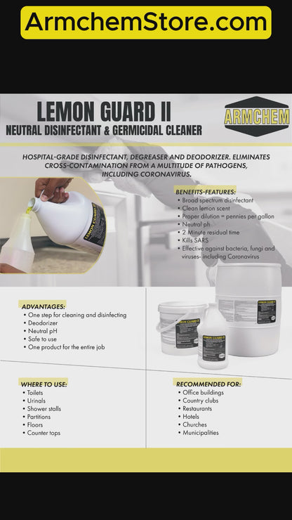 LEMON GUARD Disinfectant Cleaner